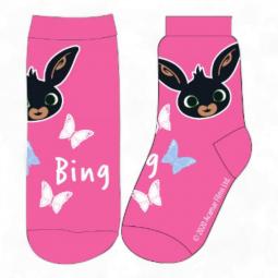 Bing ponožky dívčí tm.růžové 27-30