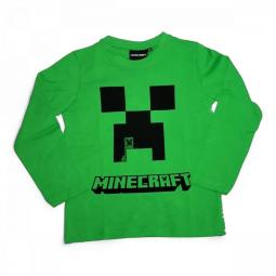 Minecraft tričko zelené Creeper 128