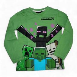 Minecraft tričko zelené Zombies 134