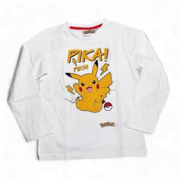 Pokémon tričko Pikachu bílé 116