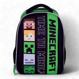 Minecraft školní batoh Time to mine