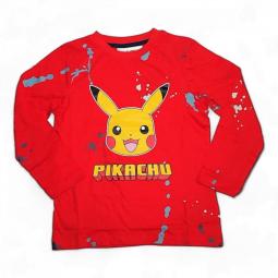 Pokémon tričko Pikachu červené 128/134