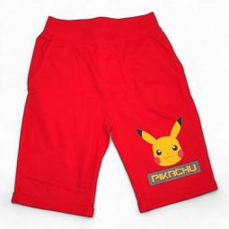 Pokémon kraťasy Pikachu červené vel. 116