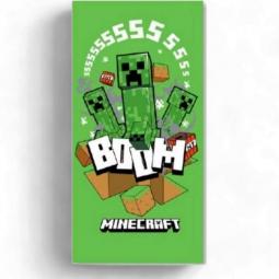 Minecraft osuška Boom zelená