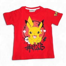 Pokémon tričko H025 červené vel. 116