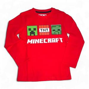 Minecraft tričko TNT červené 140