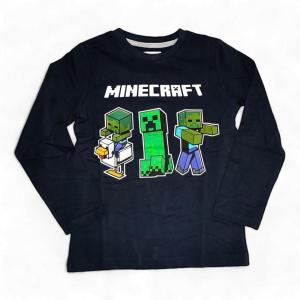 Minecraft tričko Dark modré 134