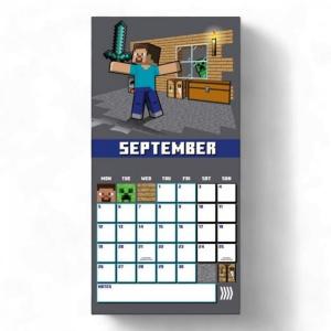 Nástěnný kalendář Minecraft 2022