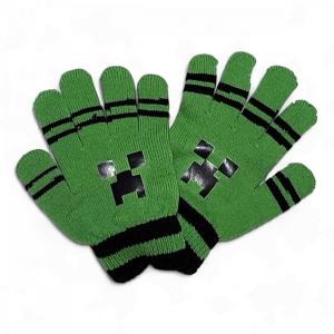 Minecraft rukavice zelené Creeper