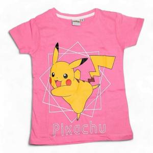 Pokémon tričko Pikachu růžové vel. 110/116
