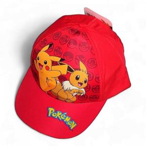 Pokémon kšiltovka Friends červená vel. 56