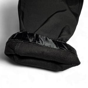 Softshellové kalhoty dětské zateplené Mountain černé - růžový zip 152
