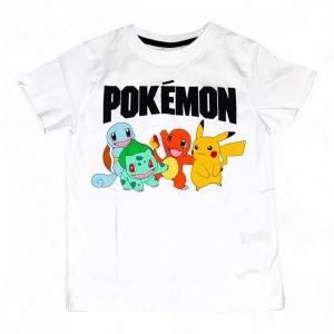 Pokémon tričko Přátelé bílé vel. 134/140