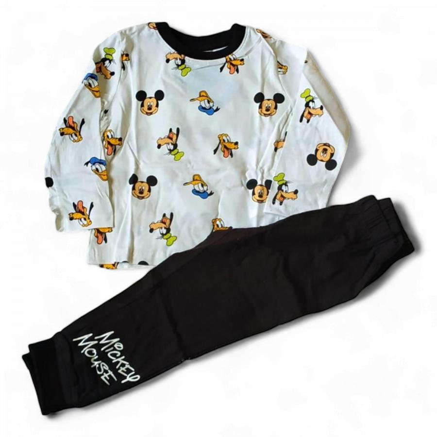 Pyžamo Mickey bílo-černé 98