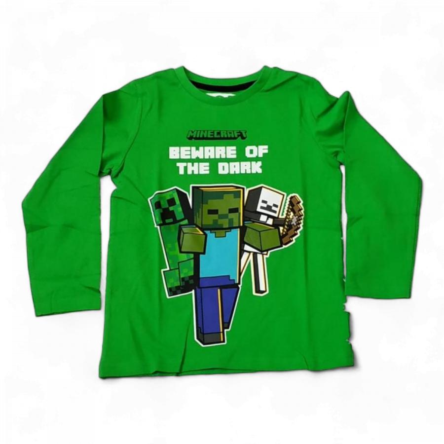 Minecraft tričko zelené Zombie 116