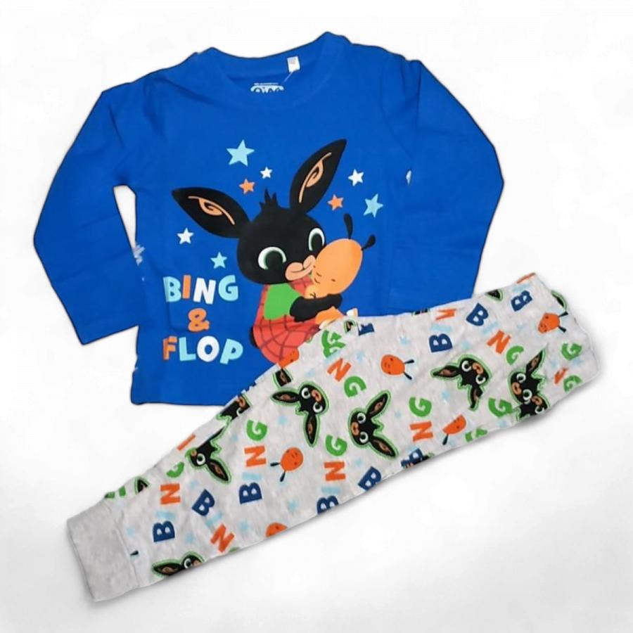 Králíček Bing pyžamo modro šedé 92