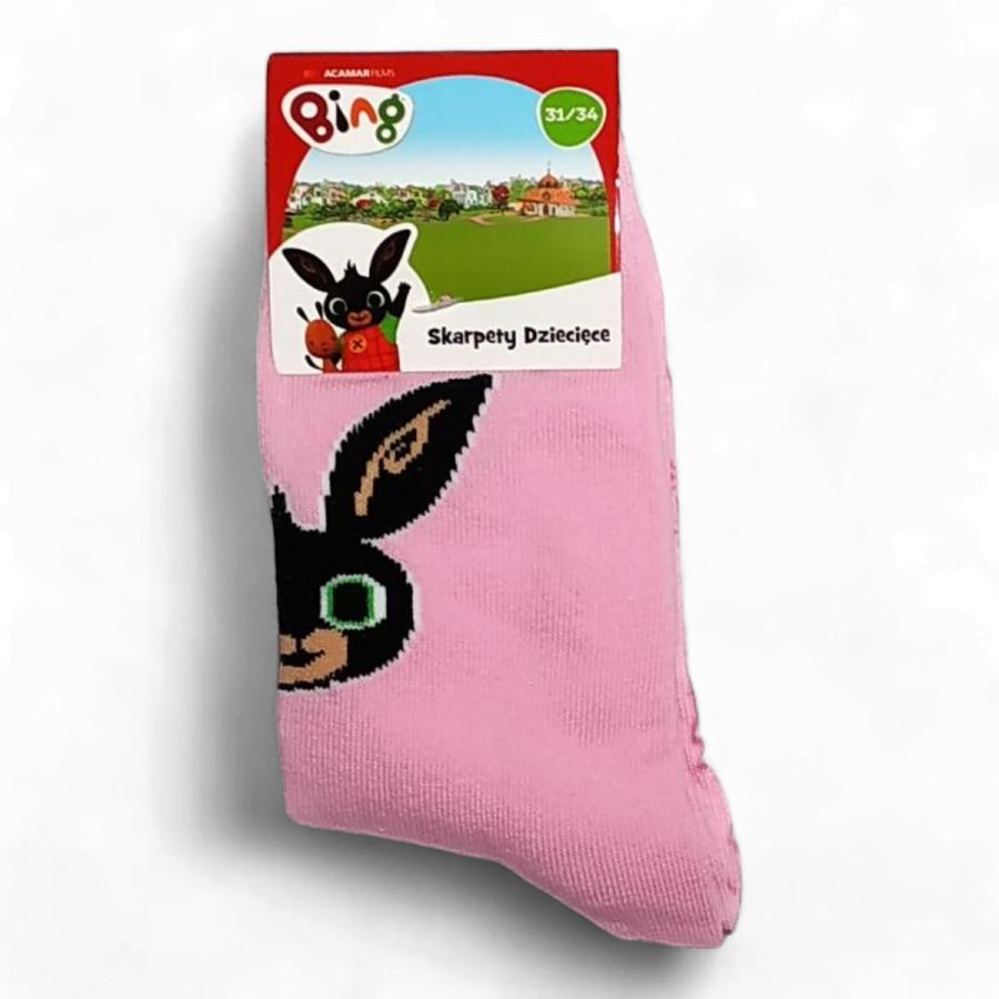 Bing ponožky dívčí sv.růžové 27-30