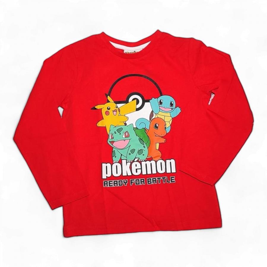 Pokémon tričko Ready červené 152