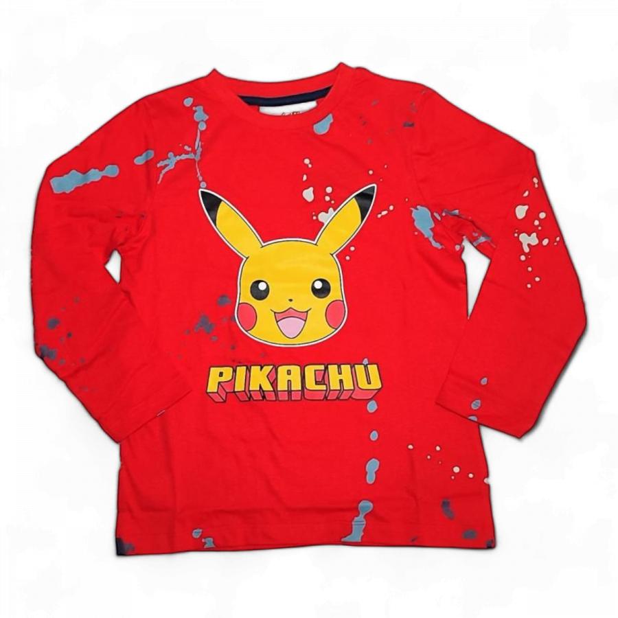 Pokémon tričko Pikachu červené 116/122