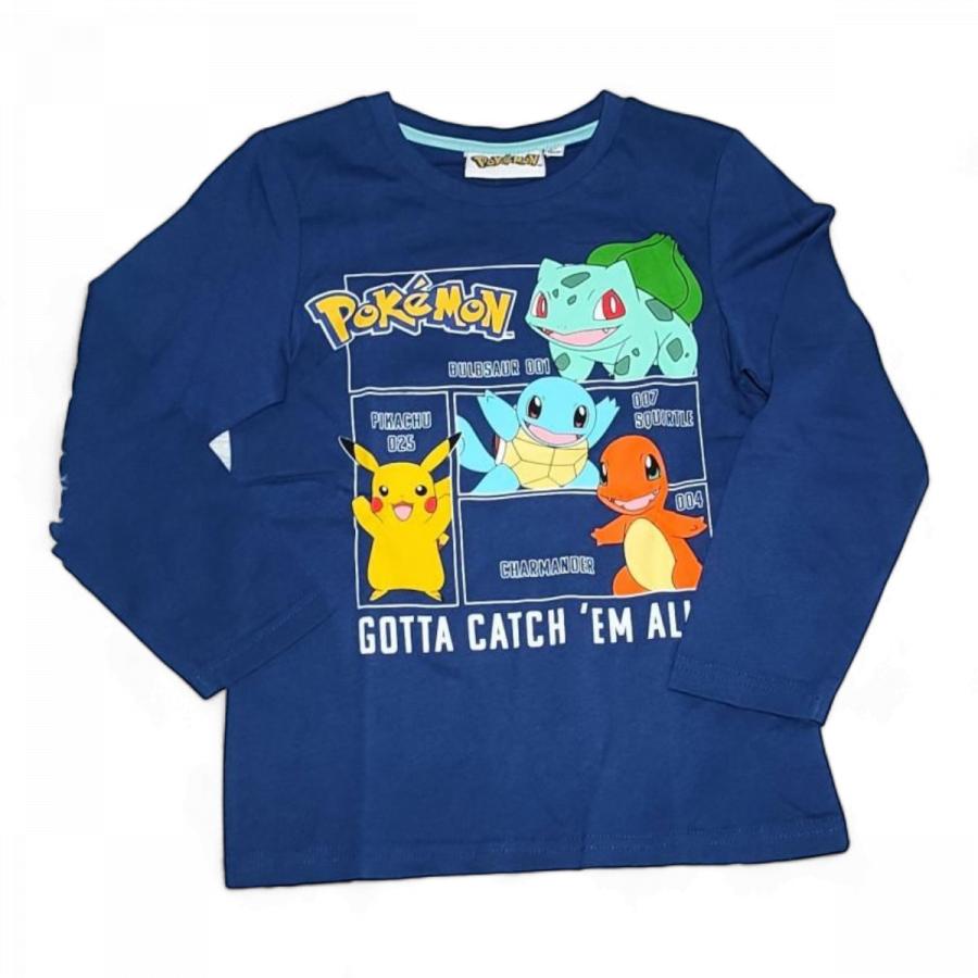 Pokémon tričko Gotta modré 152