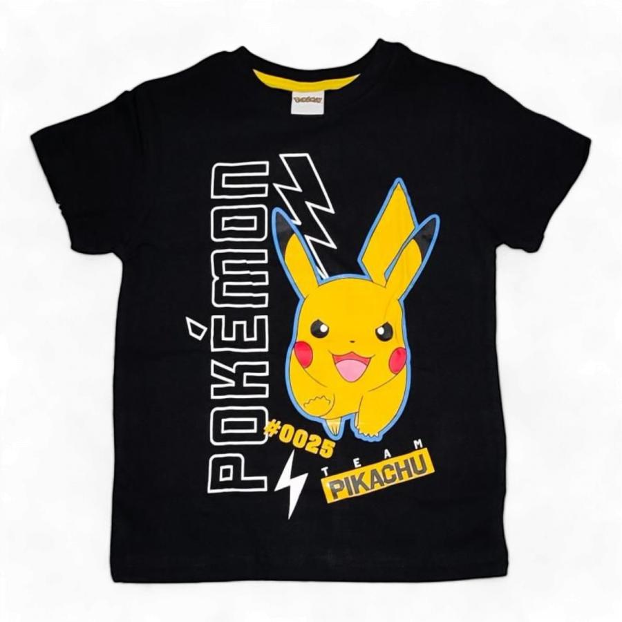 Pokémon tričko Pikachu Team černé vel. 110/116